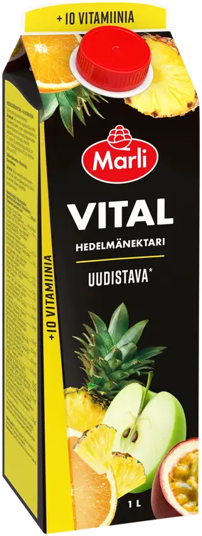 Marli Vital Hedelmänektari + 10 vitamiinia 1 L