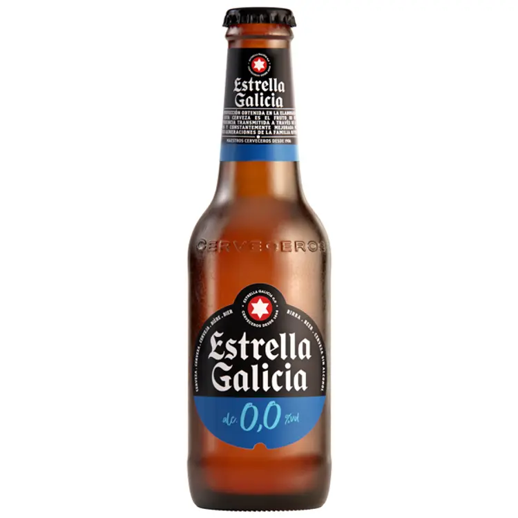 Estrella Galicia alkoholiton olut 0,0 % -til 0,25 l plo