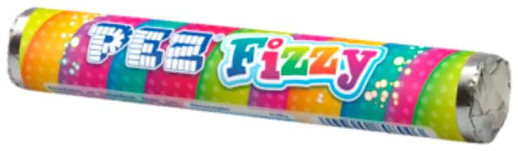 Pez Giant Fizzy Roll 42g, poreileva hedelmämakeinen