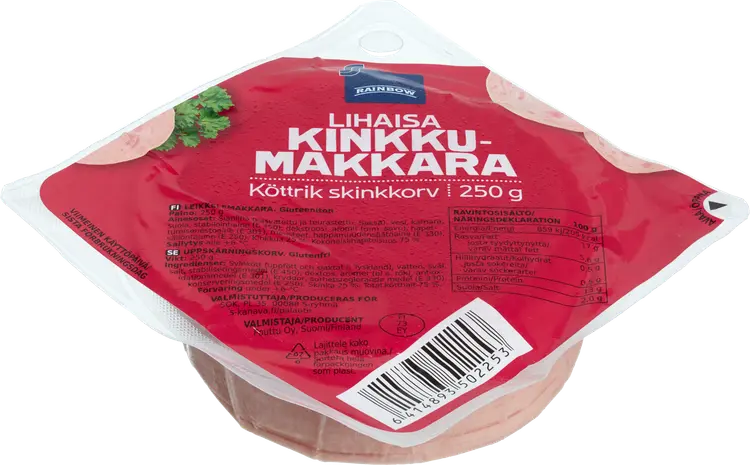 Rainbow 250g lihaisa kinkkumakkara