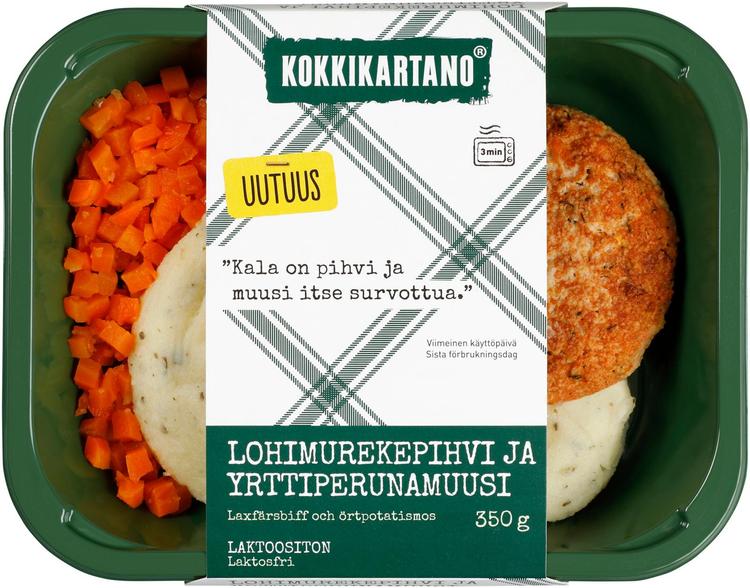 Kokkikartano Lohimurekepihvi ja yrttiperunamuusi 350g