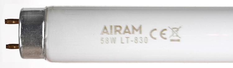 Airam loistelamppu LT830S 58W G13 valkoinen