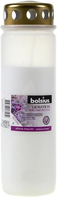 Bolsius - Memorial Lights - Grave light nr 9 + lid - 110 hrs