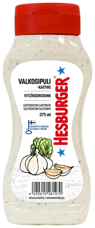 Hesburger Valkosipulikastike 375ml