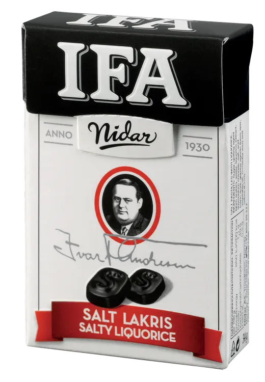 Nidar Ifa lakritsipastilli 34g