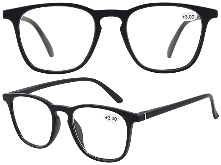 EYEGUARD Lukulasi U Musta +3.0