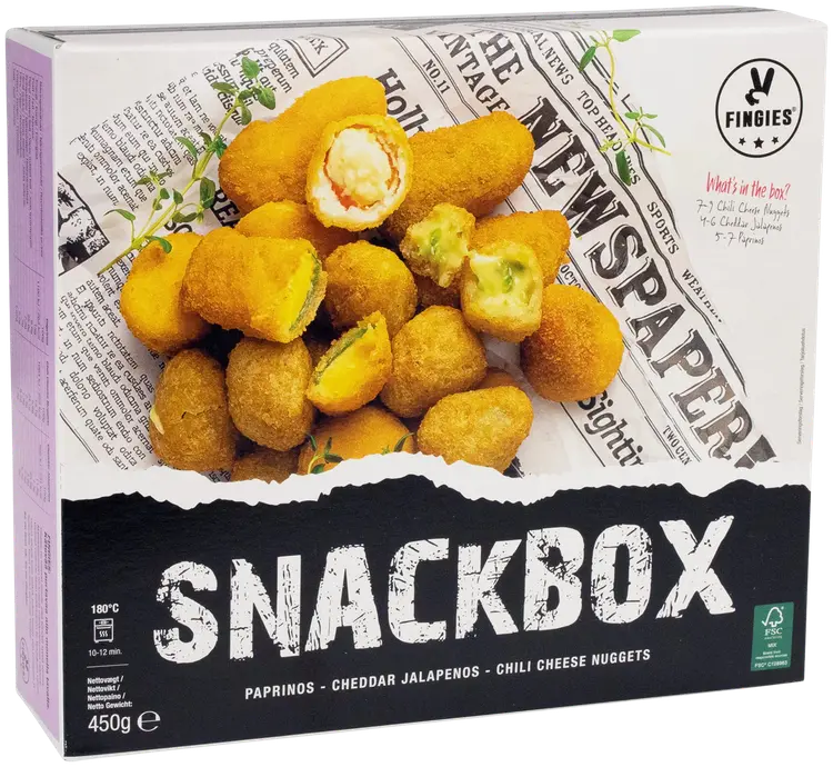 Dencon Foods Fingies Snackbox 450g esipaistettu