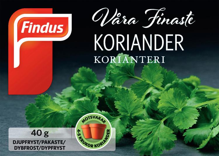 Findus Våra Finaste Korianteri 40g, pakaste