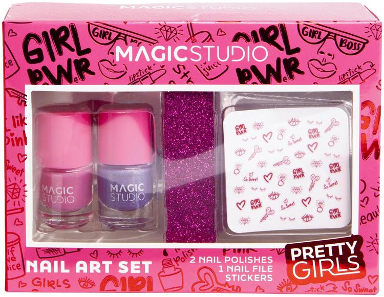 Magic STUDIO PRETTY GIRLS NAIL ART SET