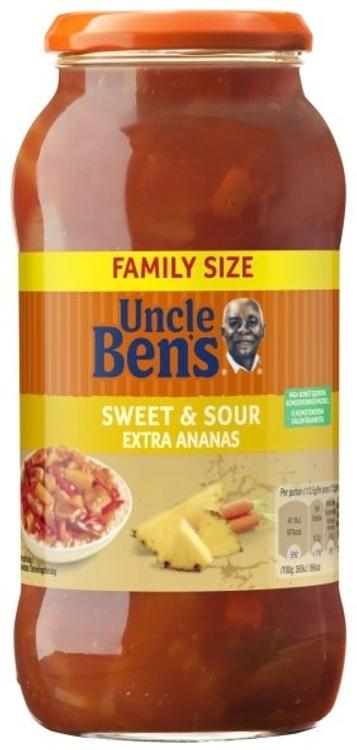 Uncle Ben's Sweet & Sour Extra Ananas ateriakastike 675g