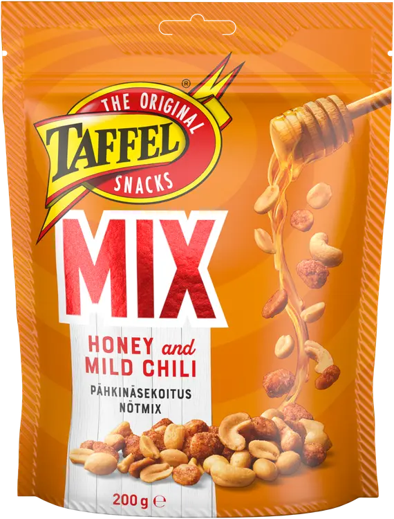 Taffel Mix honey & mild chili pähkinäsekoitus 200g
