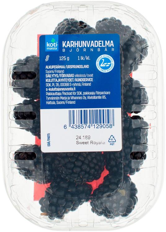 Kotimaista Vaarikas 125 gr