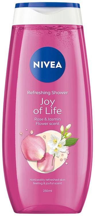 NIVEA 250ml Joy of Life Shower Gel -suihkugeeli