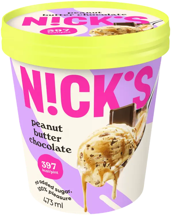 Nick’s peanut butter chocolate maapähkinäjäätelö 473ml