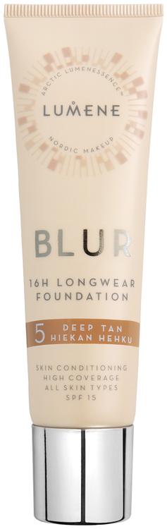 Lumene Blur Pitkäkestoinen meikkivoide SK15 5 Hiekan hehku 30ml