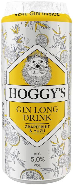 Hoggy´s gin long drink grapefruit&yuzu 500ml