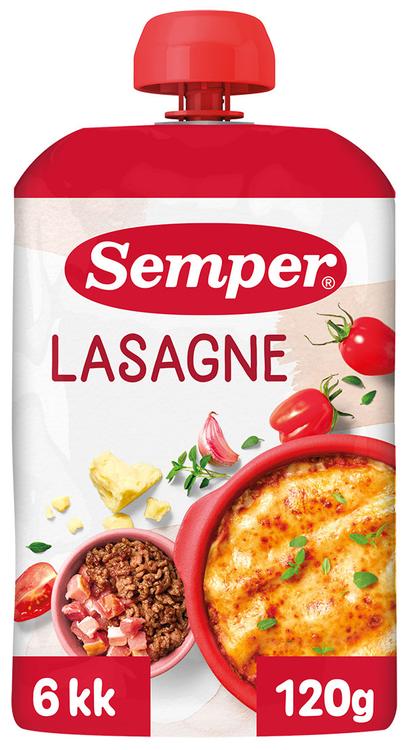 Semper Lasagne lastenateria 6kk 120g