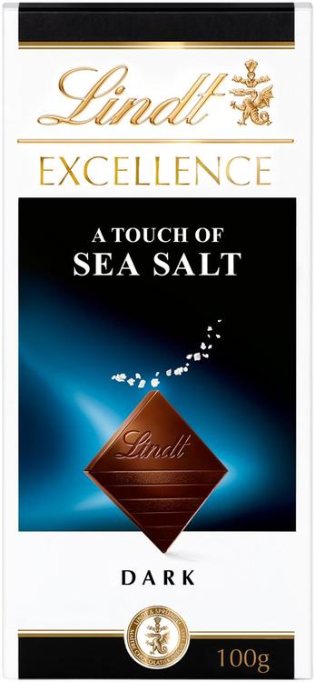 Lindt Excellence Merisuola tumma suklaalevy 100g