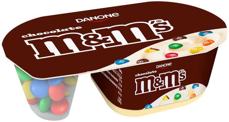 Danone M&M's jogurtti 120g