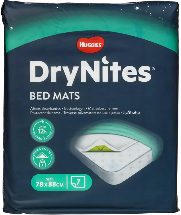 Huggies DryNites BedMats sängynsuoja 7kpl