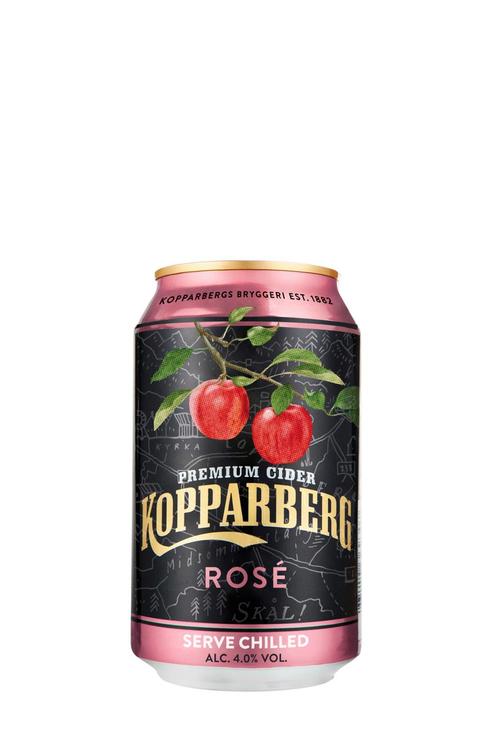 Premium Cider Kopparberg Rosé 4,0%, Omenasiideri tölkki 33cl