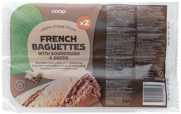 Coop Nisubaguetid haputaigna ja seemneseguga 250 g