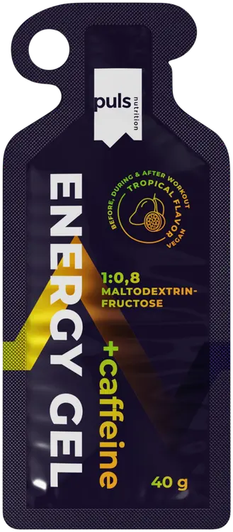 PULS Energy gel+caffeine Tropical 40g
