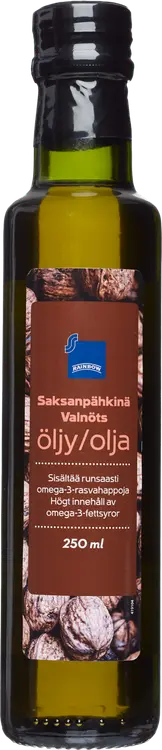 Rainbow saksanpähkinäöljy 250ml