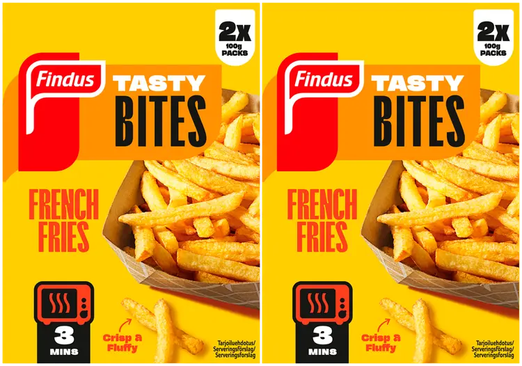 Findus Mikrovalmiit ranskanperunat 2x100g, pakaste