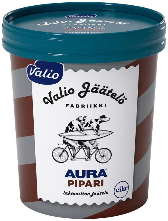 Valio jäätelö 480ml AURA pipari laktoositon