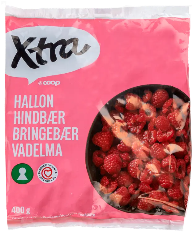 Xtra vadelma 400 g pakaste