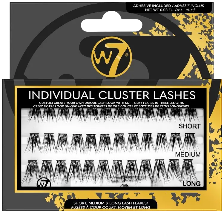W7 Irtoripset ja liima Cluster Lashes