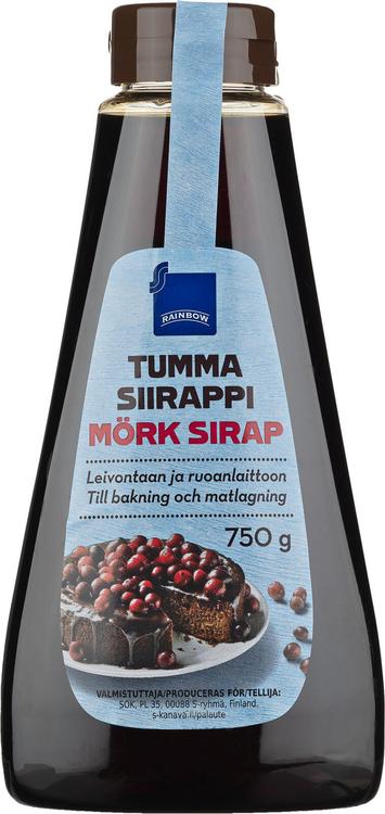 Rainbow tumma siirappi 750 g