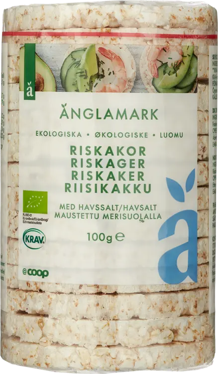 Änglamark riisikakku merisuolalla luomu 100 g