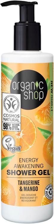 Organic Shop Energy Awakening Tangerine and Mango -suihkugeeli 280 ml