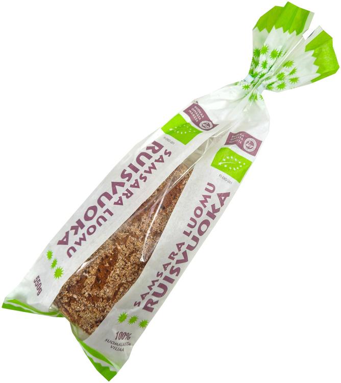 Samsara Luomuruisvuokaleipä 550 g