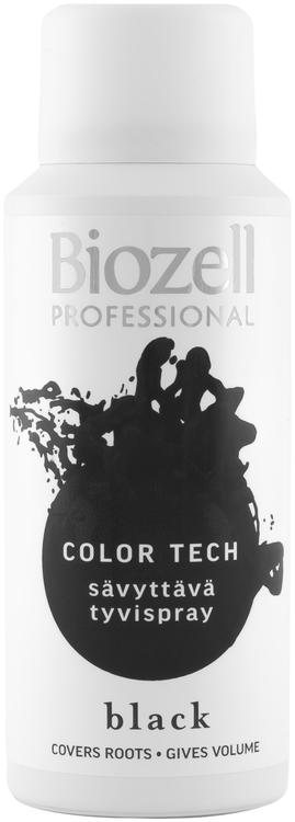 Biozell Professional Color Tech Sävyttävä tyvispray Black 100ml