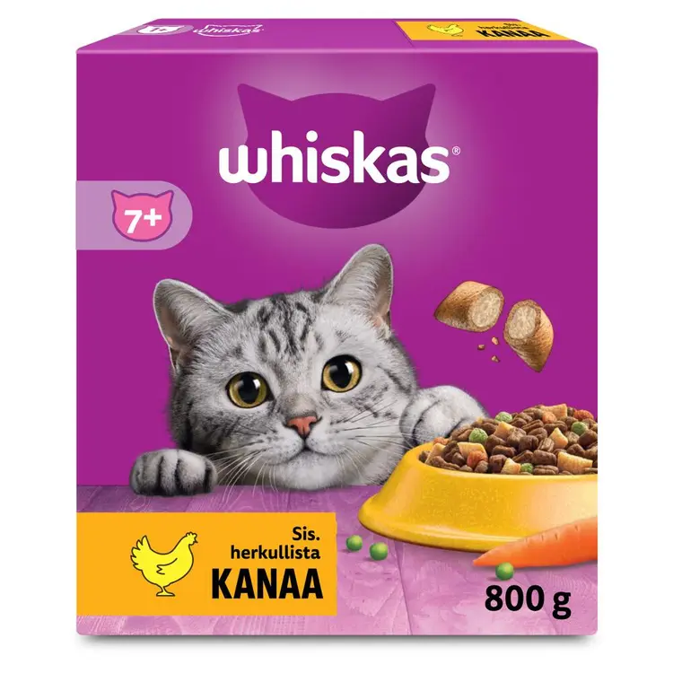 Whiskas 7+ Kanaa 800g