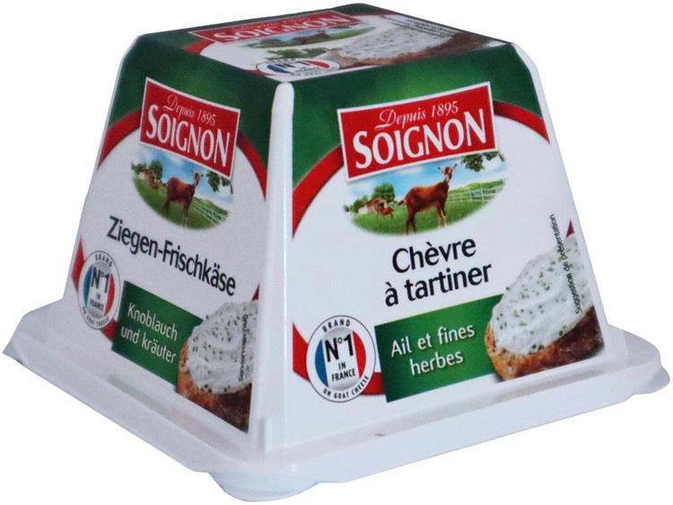 Soignon Vuohenmaitojuusto Valkosipuli-Yrtti 140g