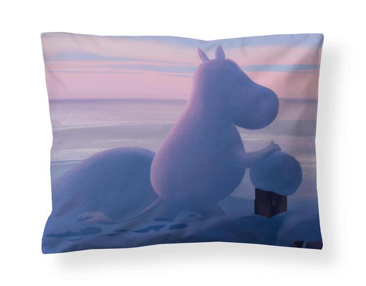Finlayson Satiinityynyliina Muumilaakson talvi multi 50x60 gots
