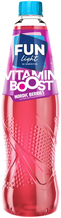 FUN Light Vitamin Boost nordic berries juomatiiviste 0,8l