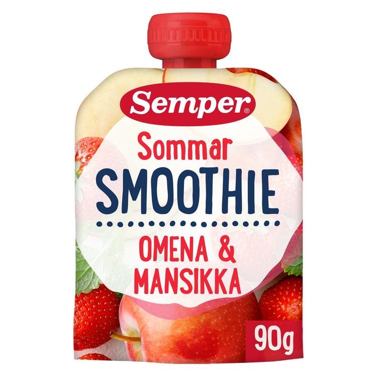 Semper Smoothie Sommar 6kk hedelmäsose 90g