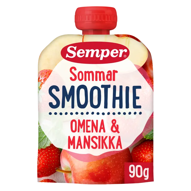 Semper Smoothie Sommar 6kk hedelmäsose 90g