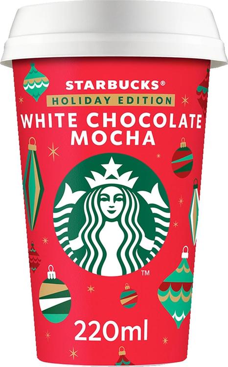 Starbucks 220 ml Kausimaku  UHT White chocolate Mocha jääkahvi maitojuoma