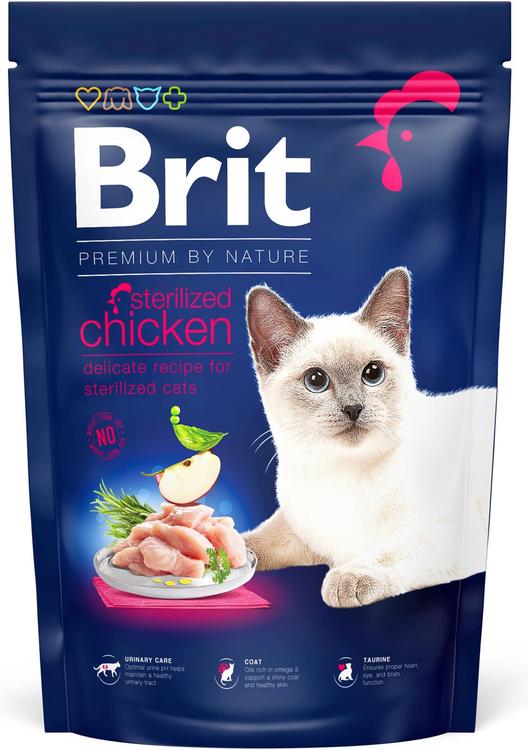 Brit Premium by Nature Kanaa steriloiduille kissoille 800 g