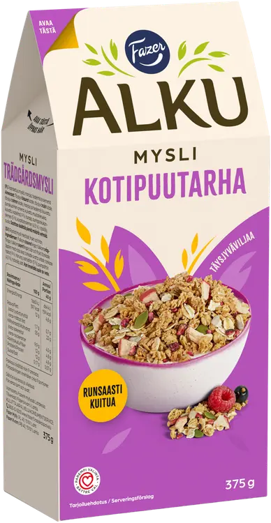 Fazer Alku Kotipuutarhamysli 375 g