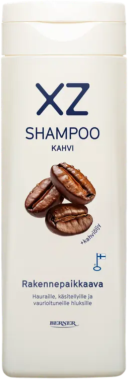 XZ 250 ml Kahvi rakennepaikkaava shampoo