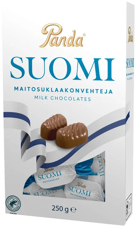 Panda Suomi maitosuklaa konvehti 250g