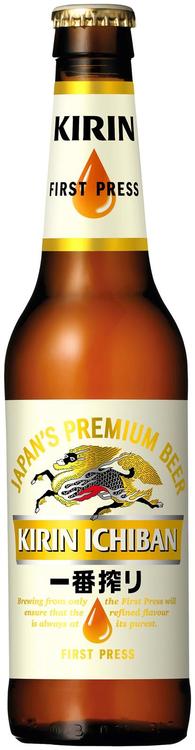 Kirin Ichiban 5% 0,33l japanilainen olut pullo