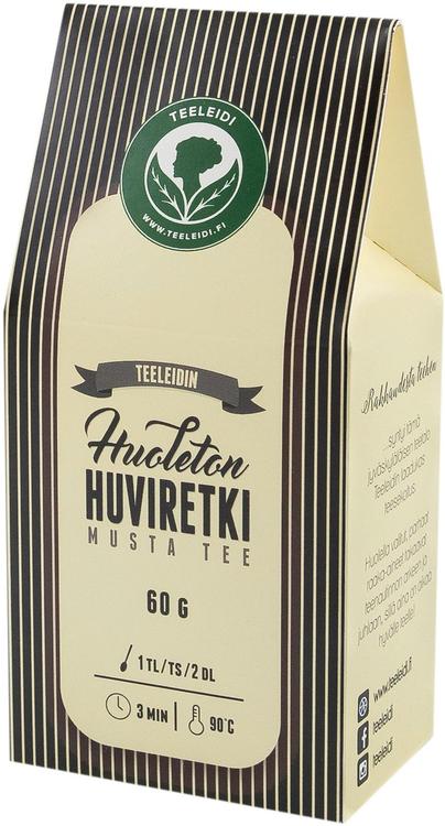Teeleidi 60g Huoleton Huviretki musta tee